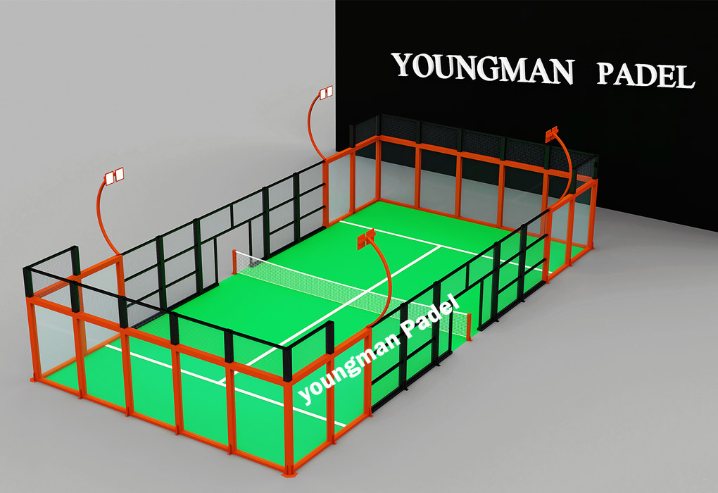 SGS Certification Panoramic Padel Court Manufacturers