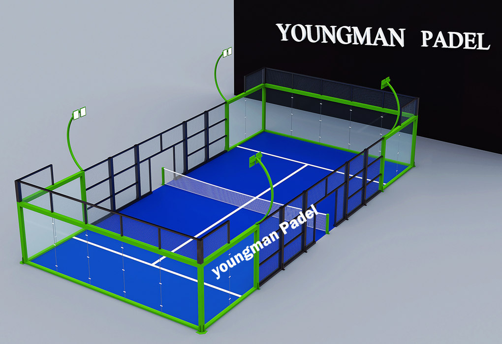 O que são quadras de tênis e padel na China ?