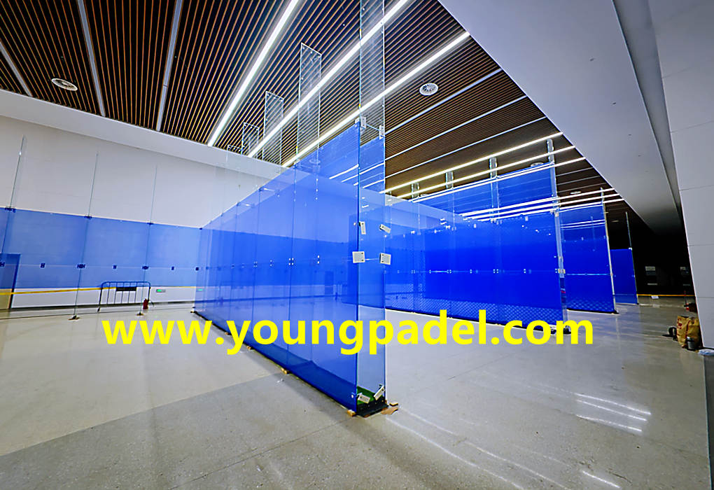 Double Full Glass Squash Courts