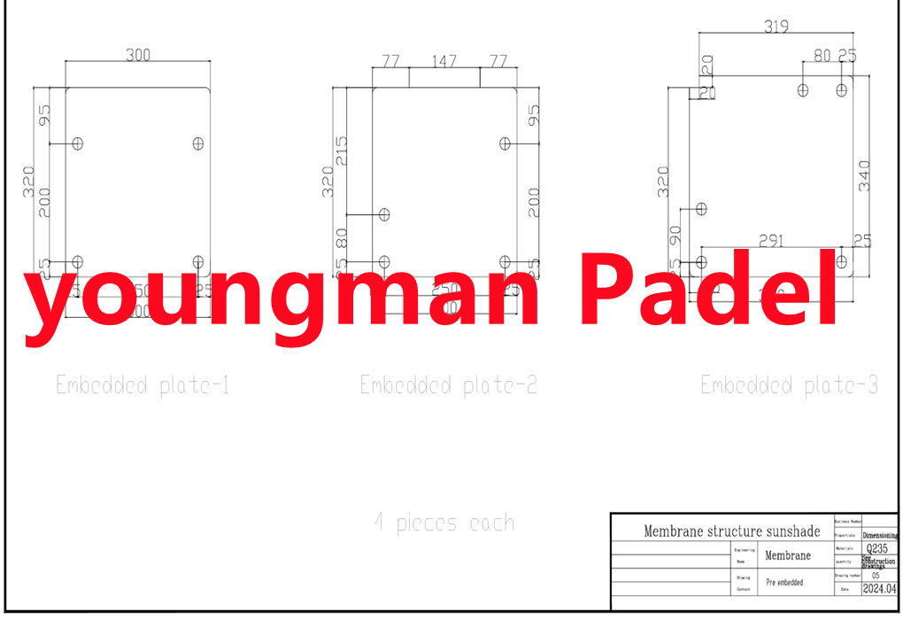 Padel Court Roof structure system